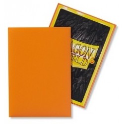 Dragon Shield Japanese Size Card Sleeves Matte Orange (60) Japanese Size Card Sleeves (Yu-Gi-Oh)
